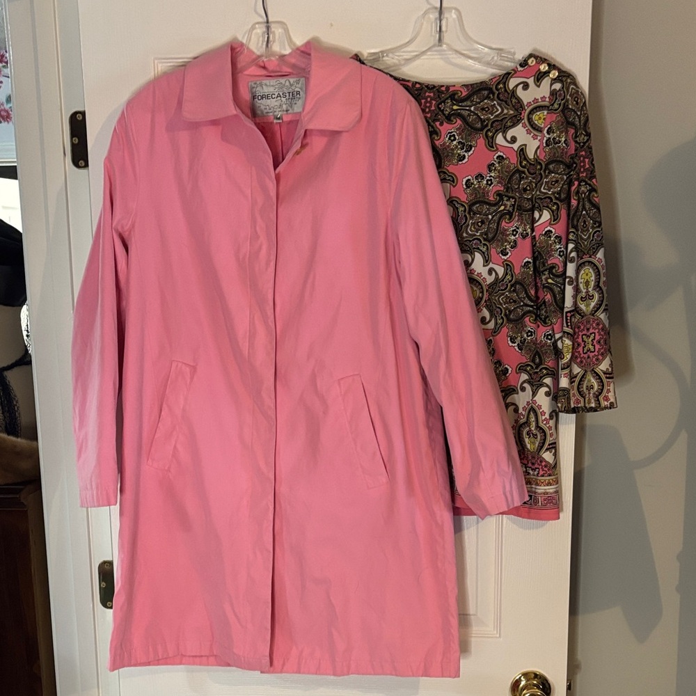 Pink Women's Coat with Bonus Matching Top!